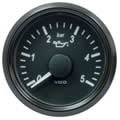 VDO SingleViu 0248 Engine Oil Pressure 5Bar Black 52mm gauge